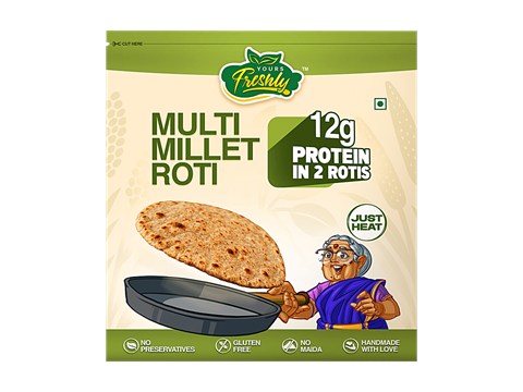 Yours Freshly Multi Millet Roti, 180 g