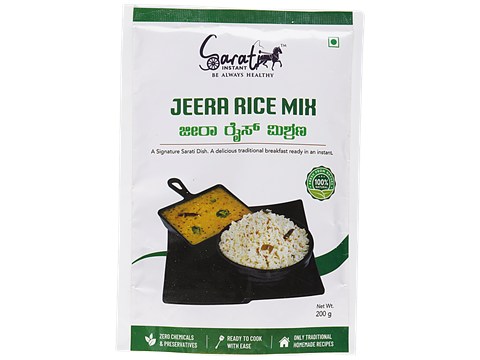 Sarati Instant Jeera Rice Mix - Traditional Recipe, 200 g