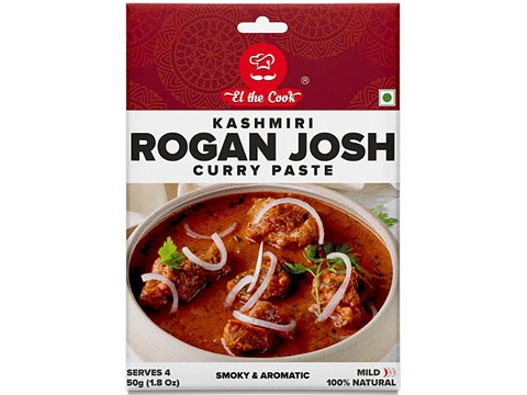 El The Cook Kashmiri Rogan Josh Marinade/Curry Paste - Rich, Aromatic, 50 g