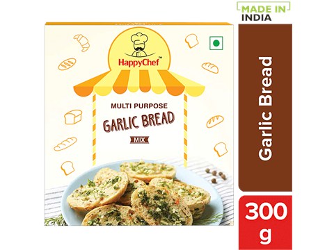 HappyChef Multi Purpose Garlic Bread Mix - Quick & Easy, 300 g