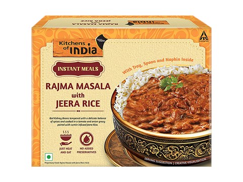Kitchens Of India Rajma Masala With Jeera Rice, 350 g