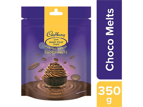 Cadbury Baking Range - Choco Melts, Delectable & Creamy, 350 g