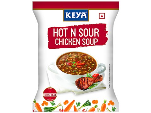 Keya Hot N' Sour Chicken Soup - With Real Chicken, 44 g