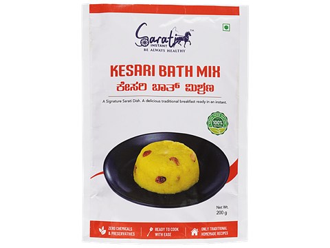 Sarati Instant Kesari Bath Mix, 200 g