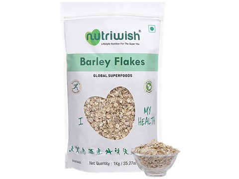 Nutriwish Barley Flakes, 1 kg