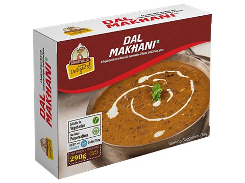 Bombaywalla Foods Dal Makhani - Suitable For Vegetarians, No Added Preservatives, 290 g