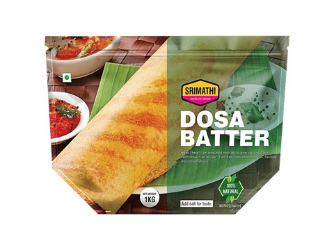 Srimathi Foods Dosa Batter - Natural, No Preservatives, Need To Add Salt, 1 kg