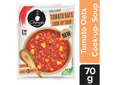 Ching's Secret Tomato Oats Cook Up Soup - With Exotic Vegetables, 70 g