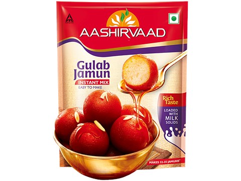 Aashirvaad Gulab Jamun Instant Mix, 175 g