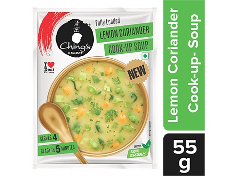 Ching's Secret Lemon Coriander Cook Up Soup  - With Exotic Vegetables, 55 g