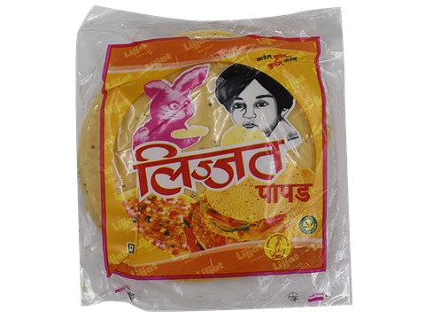 Lijjat Papad - Moong, 200 g