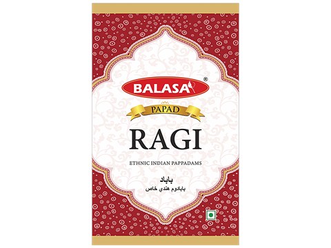 Balasa Ragi Papad - Ethnic Indian Pappadams, Traditional Taste, 70 g
