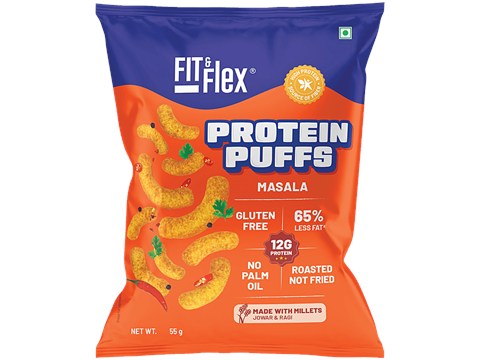 Fit & Flex Protein Puff - Masala, 55 g