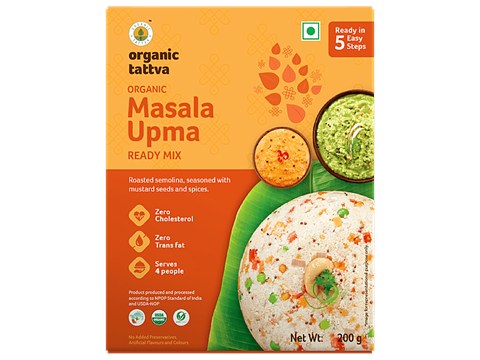 Organic Tattva Organic Masala Upma Ready Mix, 200 g