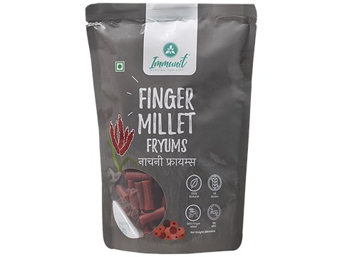 Immunit Finger Millet/Ragi/Nachni Fryums, 200 g