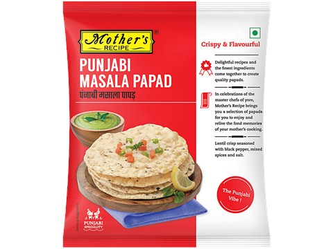 Mother's Recipe Punjabi Masala Papad, 180 g