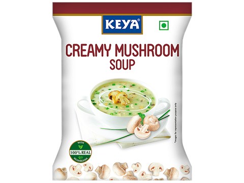 Keya Creamy Mushroom Soup - With Real Mushrooms, 44 g