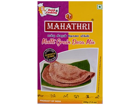 Mahathri Multi Grain Dosa Mix - South Indian Delicacy, 200 g