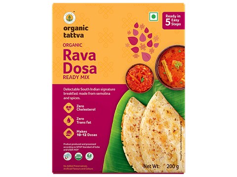 Organic Tattva Organic Rava Dosa Ready Mix, 200 g