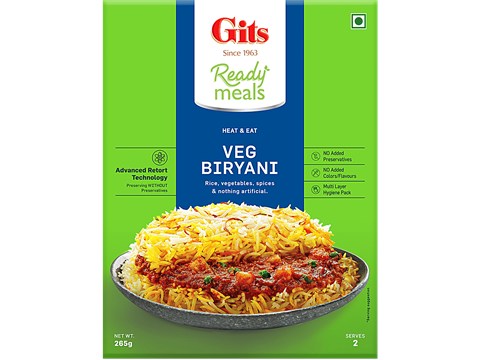 Gits Ready To Eat - Veg Biryani, 265 g