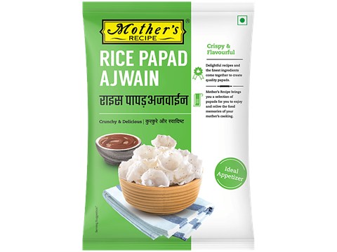 Mother's Recipe Rice Papad - Ajwain, 75 g