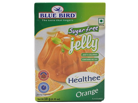 Blue Bird Sugar Free Jelly - Orange, 10 g