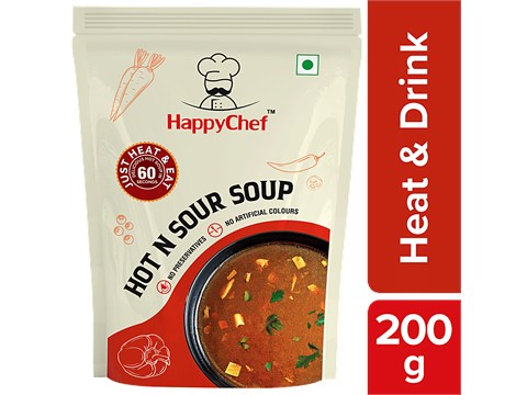 HappyChef Hot N Sour Soup - Heat & Drink, 200 g