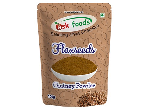 Ask Foods Flax Seeds Chutney Powder, 100 g