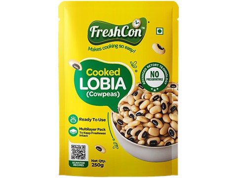 Freshcon Cooked Lobia/Cowpeas, 250 g