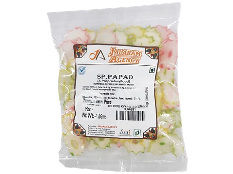 Jalaram SP Papad - Good Appetiser, Helps In Digestion, Crispy, 100 g