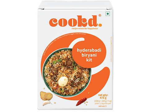 Cookd Hyderabadi Biryani Kit, 475 g