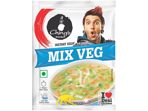 Ching's Secret Mix Veg Instant Soup, 12 g