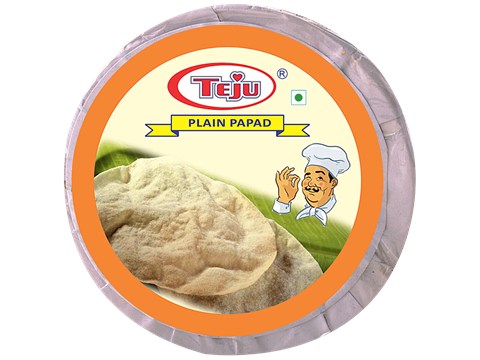 Teju Papad - Plain, 100 g