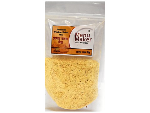 Menu Maker Dhokar Dalna Mix - Premium, Lentil Cake, Bengal's Traditional Recipe, 200 g