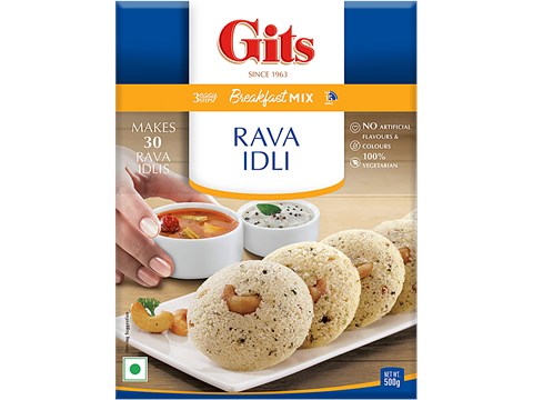 Gits Rava Idli Breakfast Mix, 500 g