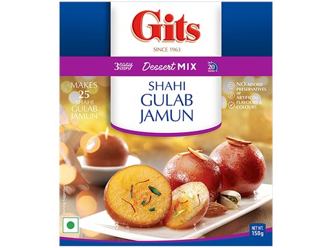 Gits Dessert Mix - Shahi Gulab Jamun, 150 g