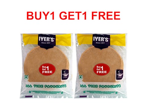 Iyers  Papad - Plain, 180 g