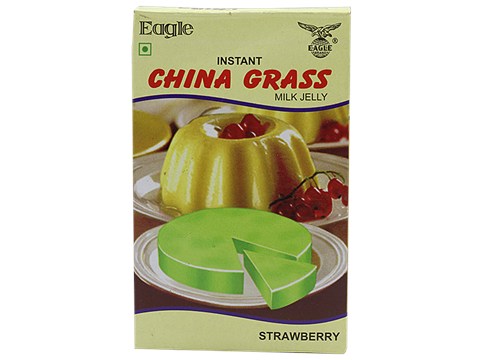 Eagle Instant China Grass Milk Jelly - Strawberry, 100 g
