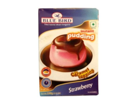 Blue Bird Instant Pudding - Strawberry, 100 g