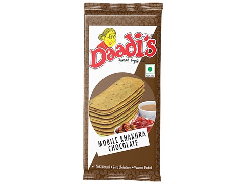 Daadi's Mobile Khakhra - Chocolate, 50 g