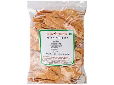 Rachana Curd Chillies, 100 g