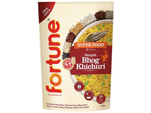 Fortune Super Food Millet Bengali Bhog Khichuri - Ready To Cook, Rich In Protein, 200 g
