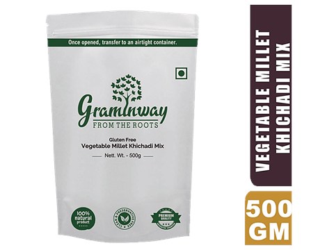 Graminway Little Millet Khichadi Mix - Gluten Free, High Fibre, Protein Rich, For Porridge, 500 g