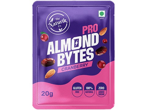 The Naturik Co. Protein Almond Bytes - Cranberry, 200 g