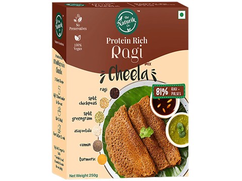 The Naturik Co. Protein Rich Ragi Cheela Mix, 250 g