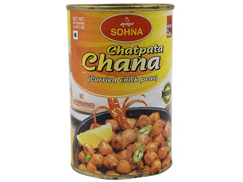 SOHNA Ready To Eat - Chatpata Channa, 450 g
