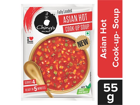 Ching's Secret Asian Hot Cook Up Soup - With Exotic Vegetables, 55 g