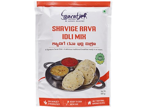 Sarati Instant Shavige Rava Idli Mix, 500 g