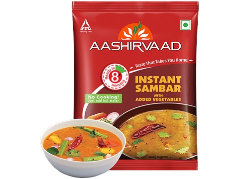 Aashirvaad Instant Sambar - With Added Vegetables, 30 g