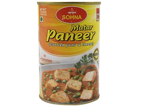 SOHNA Ready To Eat - Matar Paneer, 450 g